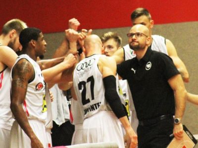 Coach Waser und das Team
